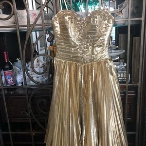 Gold Formal Dress